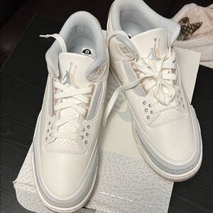 New Air Jordan 3 Retro Craft ivory grey mist-cream 9.5